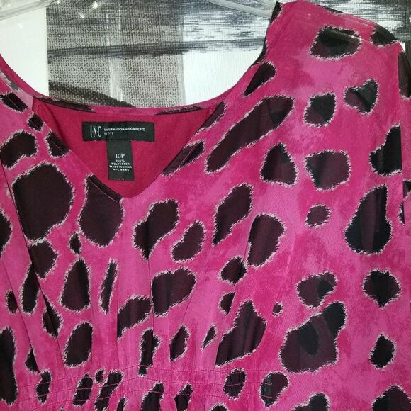 Inc. chiffon lined tunic or dress 10P - Picture 2 of 2